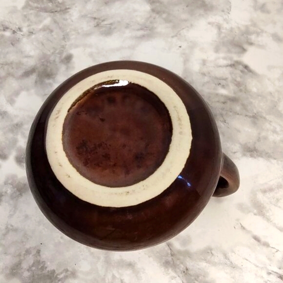 Vtg Burden Brown Small Ceramic Individual Creamer Restaurant ware - Picture 4 of 10